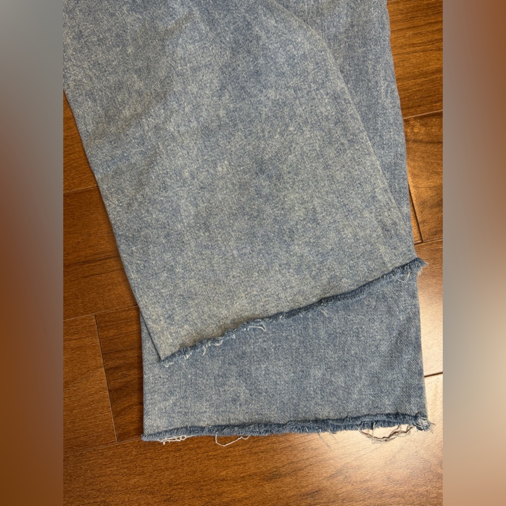 SO 90’s WIDE LEG SUPER HIGH RISE JEANS - Picture 9 of 11